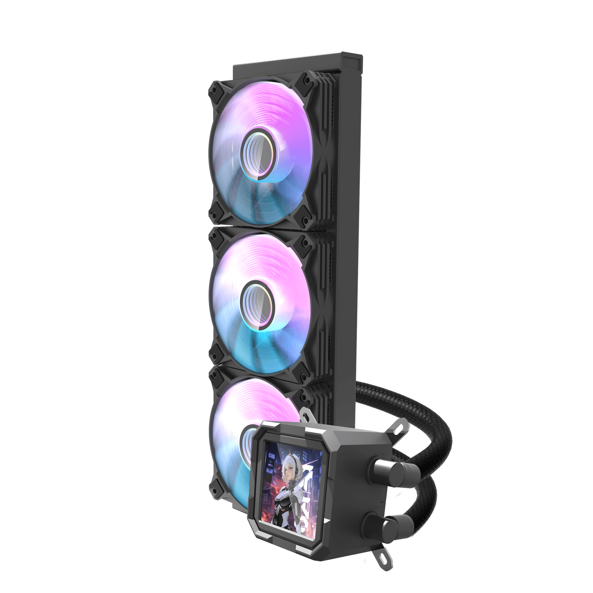 TẢN NHIỆT AIO CPU DARKFLASH DV360S IPS LCD BLACK - ảnh 2